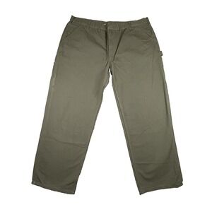 Carhartt Men's 44x32 Moss Green B11 Dungaree Fit Carpenter Work Pants SEE DESCRI